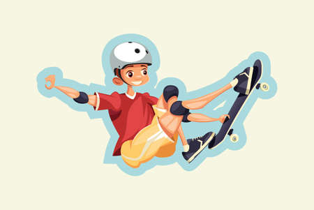 Skater isolated on white background