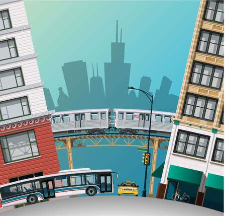 Chicago Trafficのイラスト素材