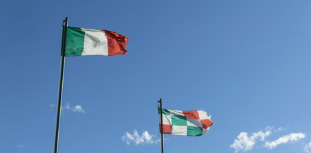 the colors of the Italian flagの写真素材