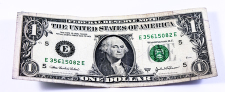 US dollar in still life