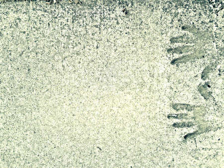 Children Hand prints in cementの素材