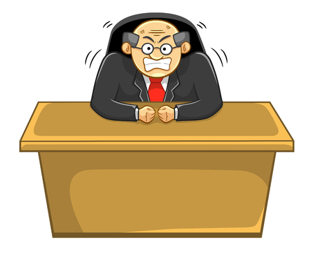 Angry Boss, Office, Businessのイラスト素材