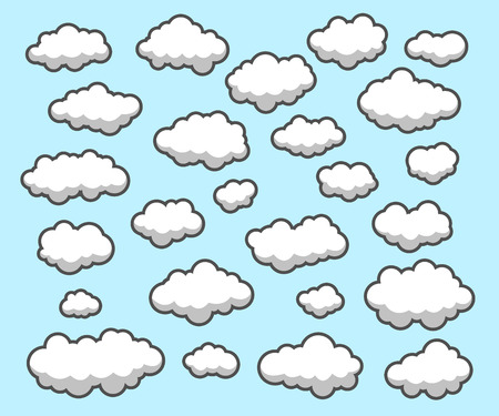 Clouds, Skyのイラスト素材