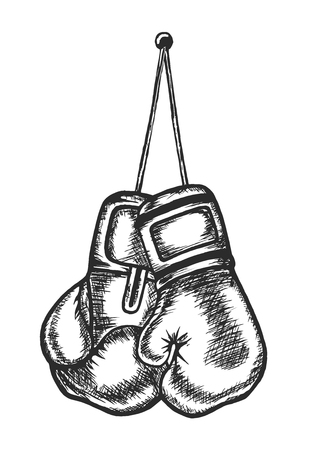 Boxing Gloves, Sportsのイラスト素材