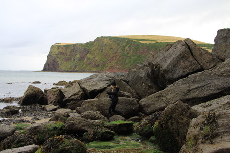 Scottish Coastlineの写真素材