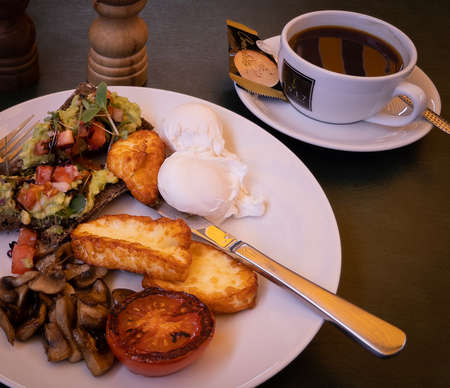 Early morning Vegetarian breakfast in Bromley