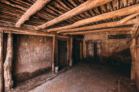 The Folk Houses on Hathpace in Kashgar, Xinjiang are very precious historical and cultural assets.の写真素材