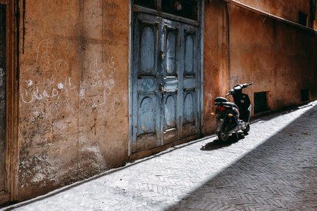 The centuries-old Kashgar Old Town is located in the center of Kashgar. It is a classic representative of Kashgar and Uyghur culture.の写真素材