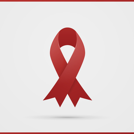 HIV syndrome icon on white backgroundのイラスト素材