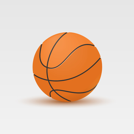Vector illustration of Basketball isolated on a white background.のイラスト素材