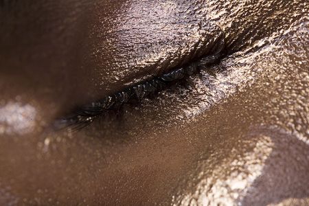 Abstract Eye Closedの写真素材