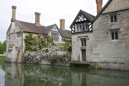English Moated Manor House - Baddesley Clintonのeditorial素材