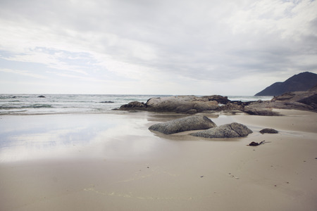 beautiful isolated beachの写真素材
