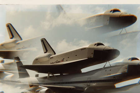 space shuttle at stanstead