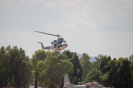 rescue team approach landingの写真素材
