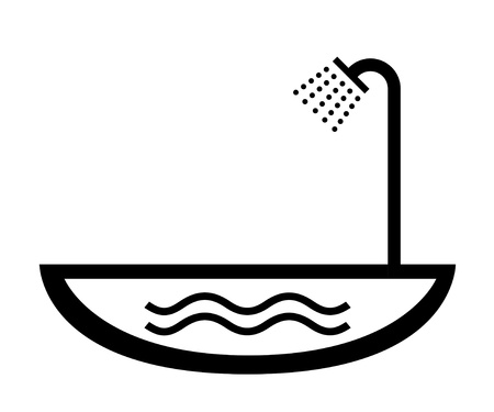 wash symbol illustrationの写真素材