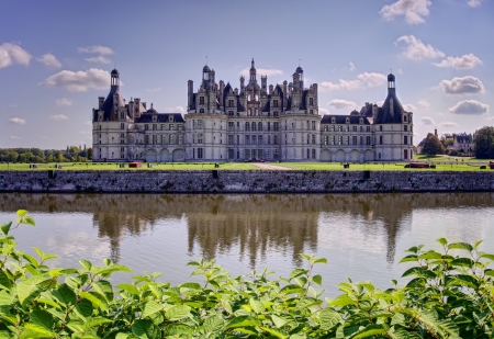Chambord, the biggest french medieval castleのeditorial素材