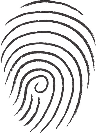 finger print のイラスト素材