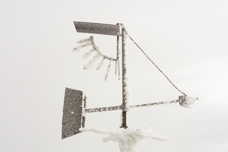 high wind speed measurementの写真素材