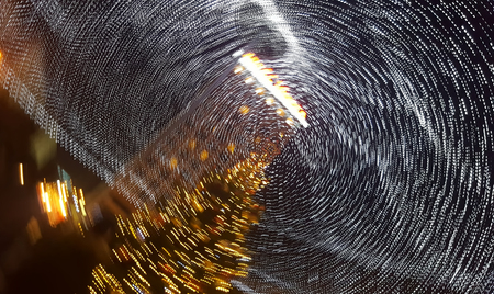 abstract blur lights at night. city scene