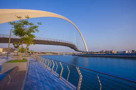 Tolerance Bridge in Dubai city, UAEのeditorial素材