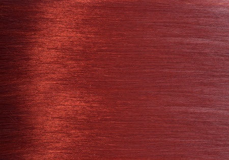 shiny red hair texture in detailの写真素材