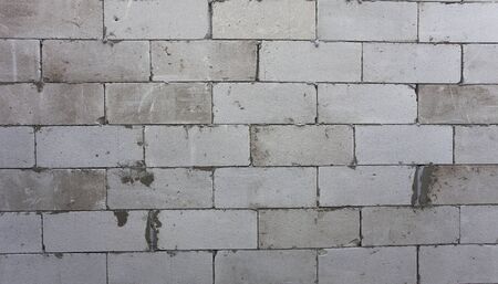 wall texture of new house in constructionの写真素材