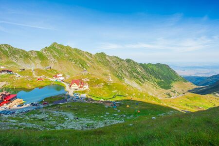 Transfagarasan mountain road in Romania. Fagaras