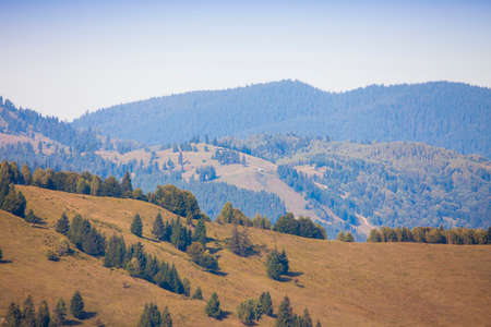 hills of Romania, countryside landscape