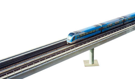 modern metro or train for high speed public transportation
