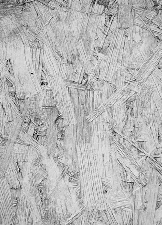 close up of wall from white hardboardの写真素材