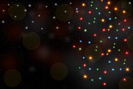 blurred night background with stars lightsの写真素材