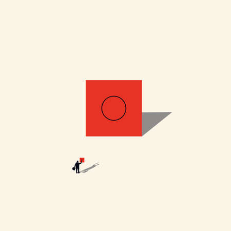 Business concept. ideas for your implementation. the style of minimalism. Vector illustrationのイラスト素材