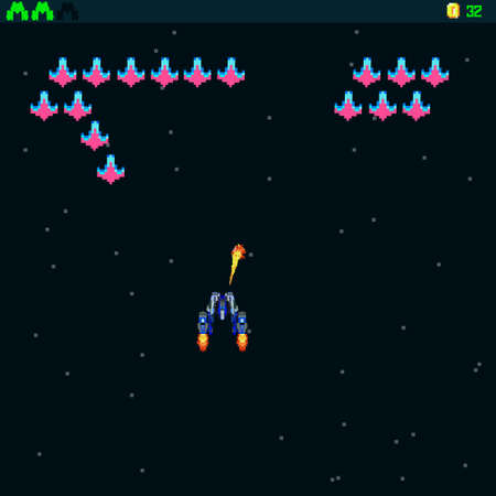 retro game inspired by the trend of the nineties.のイラスト素材