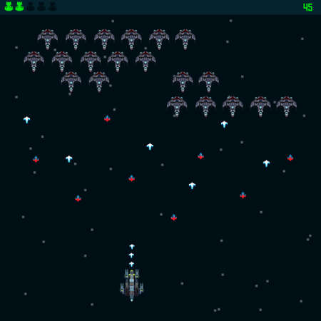 retro game inspired by the trend of the nineties.のイラスト素材