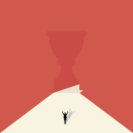 Business concept and ideas.The way to solve the problem. Vector illustrationのイラスト素材