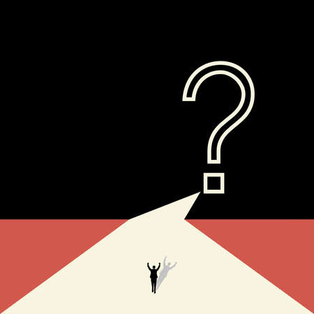The way to solve the problem. Business concept and ideas of the winner. Vectorのイラスト素材