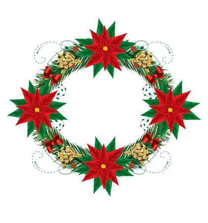 Christmas garlandのイラスト素材