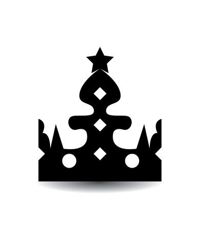 Crown, Isolated On White Backgroundのイラスト素材