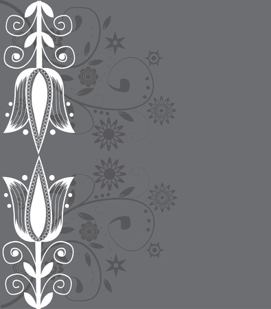 Beautiful abstract floral backgroundのイラスト素材