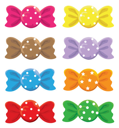 Set of Candyのイラスト素材