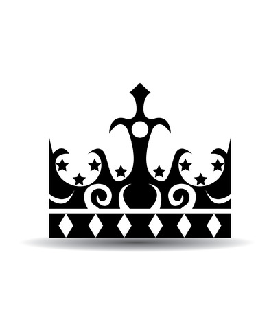 Crown, Isolated On White Backgroundのイラスト素材