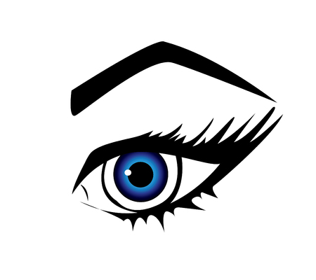 Woman eye. Vectorのイラスト素材