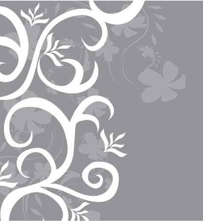 Abstract floral background. Vector.のイラスト素材