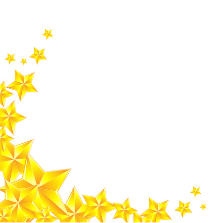 Golden starのイラスト素材