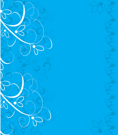 abstract background design with flowersのイラスト素材