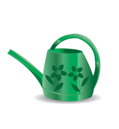 Green sprinkler on a white backgroundのイラスト素材