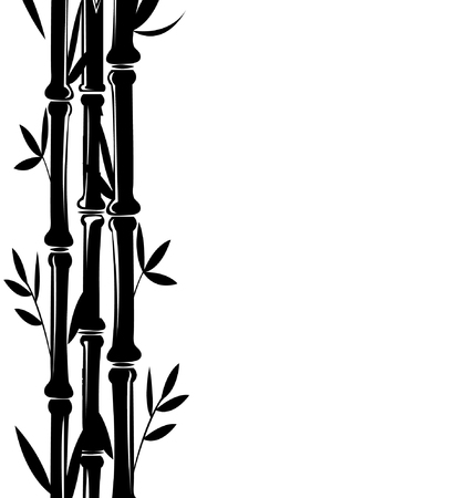 Bamboo backgroundのイラスト素材
