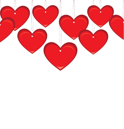 Valentine heart illustrationのイラスト素材