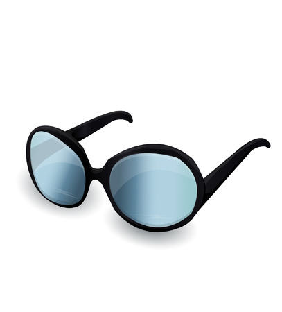 vector black sunglassesのイラスト素材